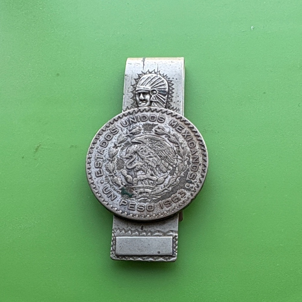 1963 Silver Coin Design Money Clip